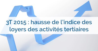 L'Indice des loyers des activités tertiaires ILAT 3T est en hausse au cours de ce trimestre